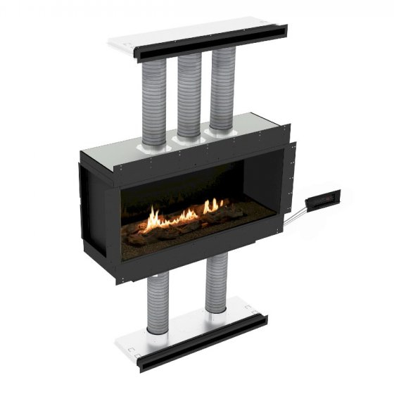 Panorama Single-Sided Fireplace-Planika